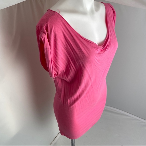 Diab’less Paris pink asymmetrical top - Picture 3 of 8